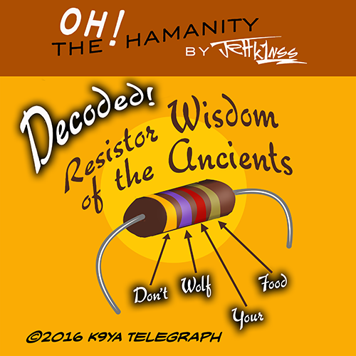 Resistor Wisdom cartoon
